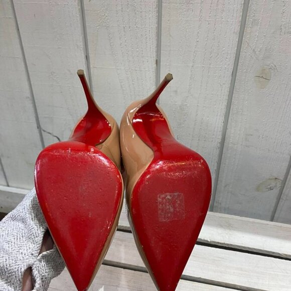Christian Louboutin Pigalle Follie Heels - Size 38.5 - Picture 5 of 6